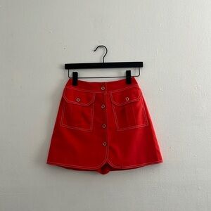 Vintage 1960s/1970s Orange Skirt